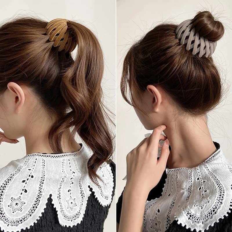 Amazon.co.jp: 鳥の巣マジックヘアクリップ、ザベルニムヘアホルダー
